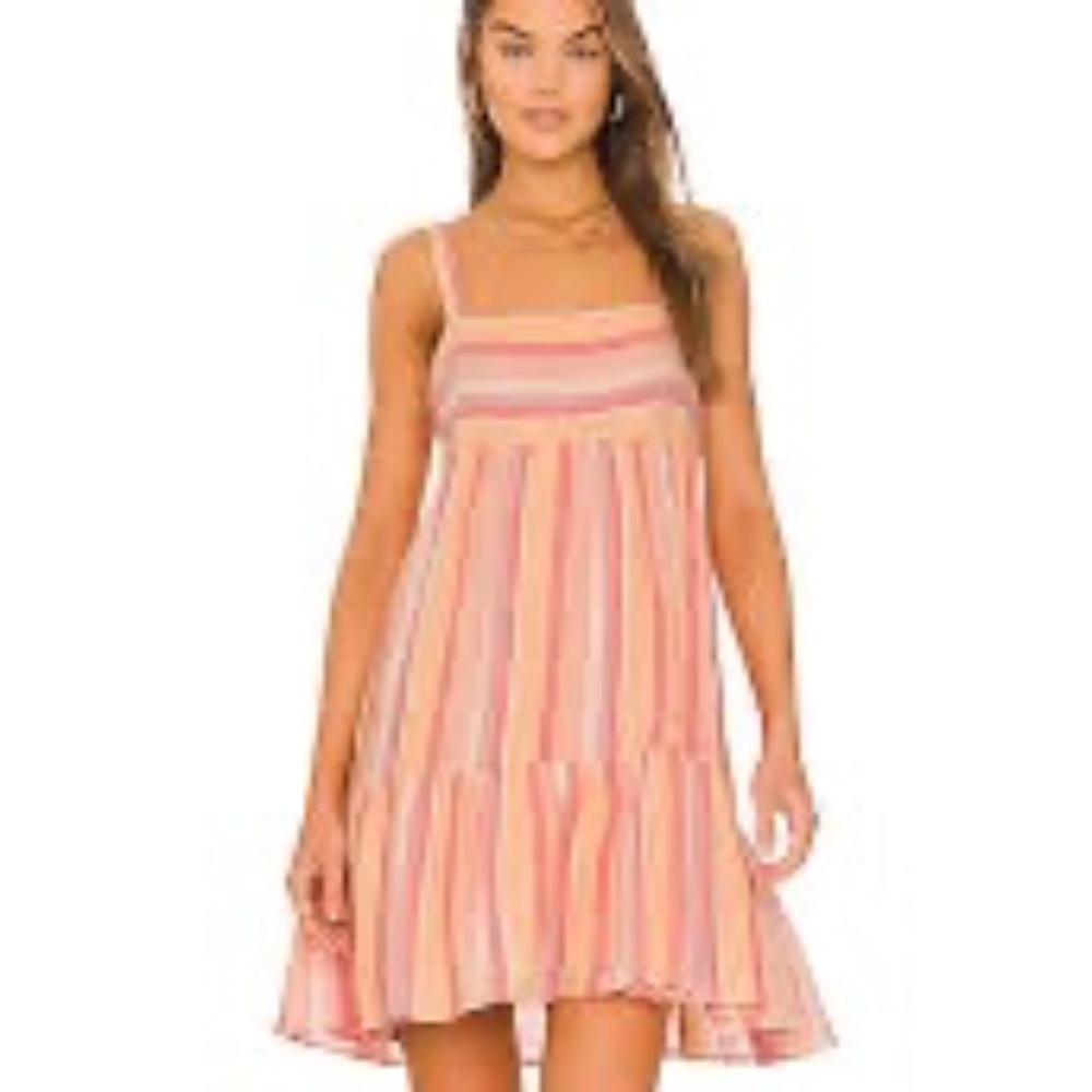 Rails Sadie Women's Azalea‎ Stripe Linen Blend Mini Dress Sz S